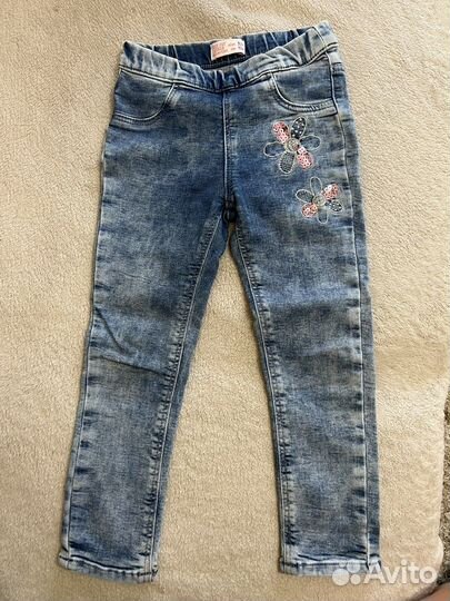 Джинсы для девочки 104