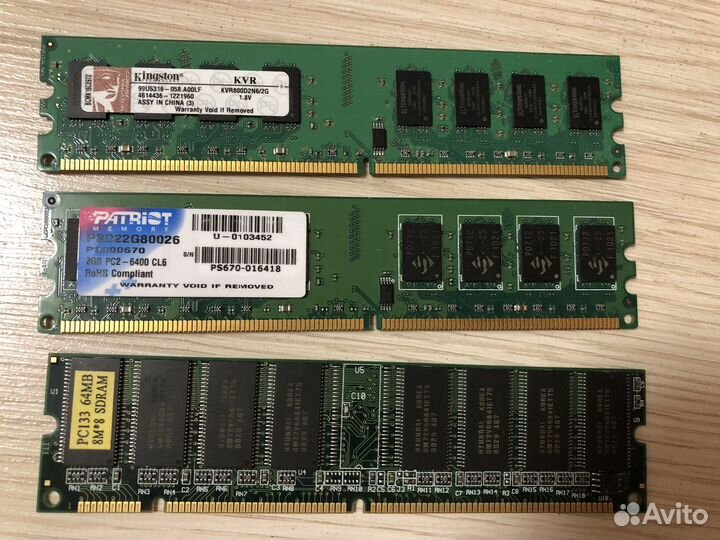 Оперативная память ddr2 2GB kingston