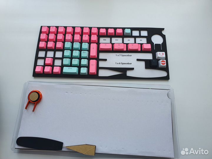 Кейкапы Tai-Hao PBT Backlit Miami Lights