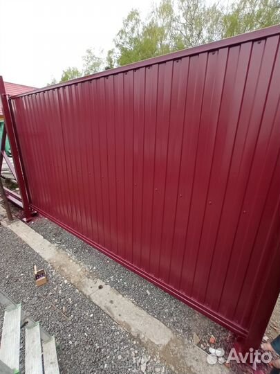 Откатные ворота под ключ