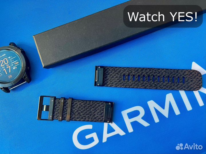 Жаккардовый ремешок Garmin metal 26mm