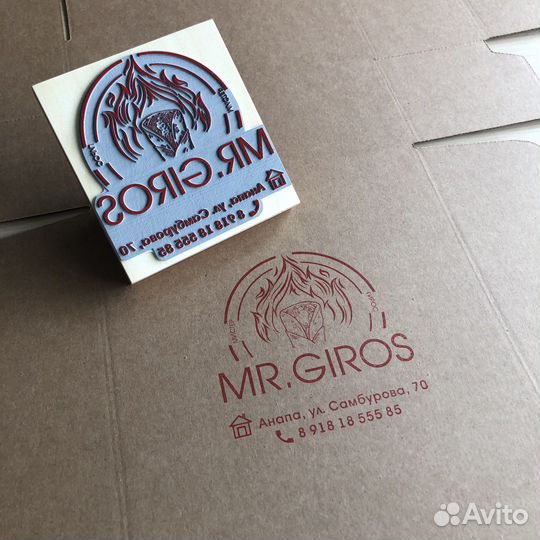 Штампы с логотипом для упаковки