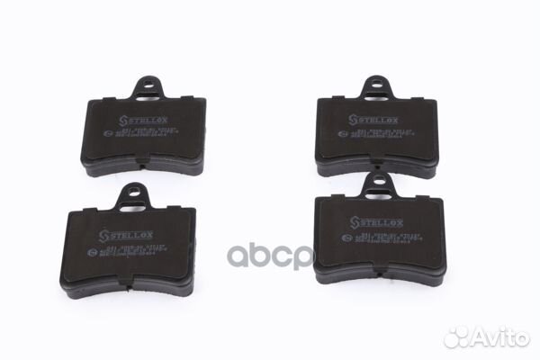 841 000B-SX колодки дисковые задн. с антискрип