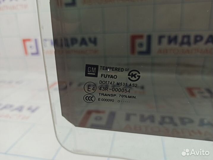 Стекло двери задней правой Chevrolet Cruze 9683308