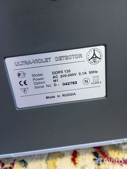 Детектор банкнот dors 130