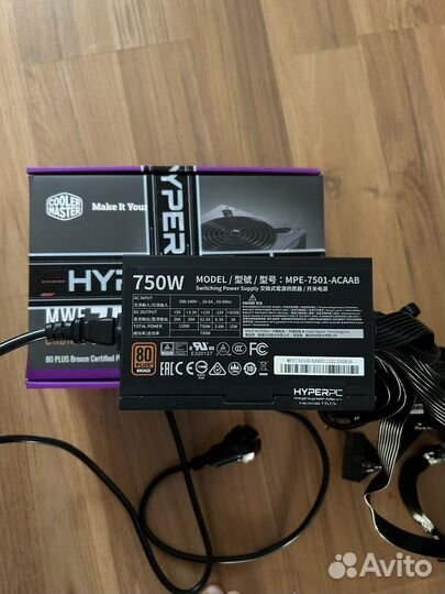 Блок питания Cooler Master MWE Bronze 750 V2 750W