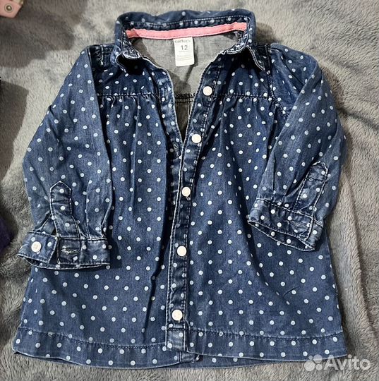 Фирменные вещи пакетом для девочки 6-24 мес