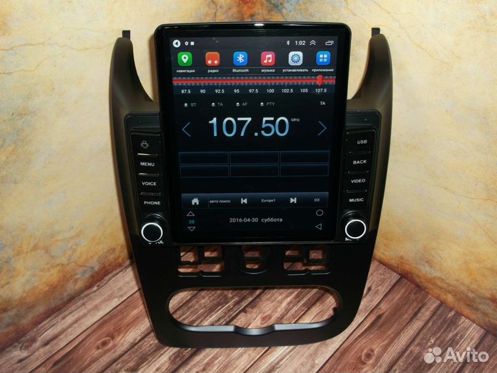 Магнитола LADA Largus Android типа Tesla