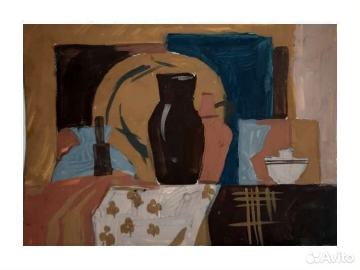 Натюрморт гуашь, бумага