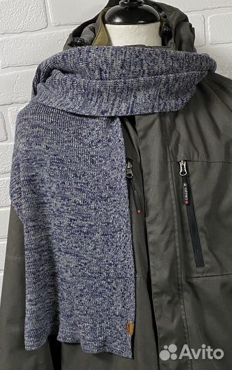 Camel Active шарф 2 метра хлопковый трикотаж