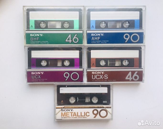 Аудиокассеты Sony наборами