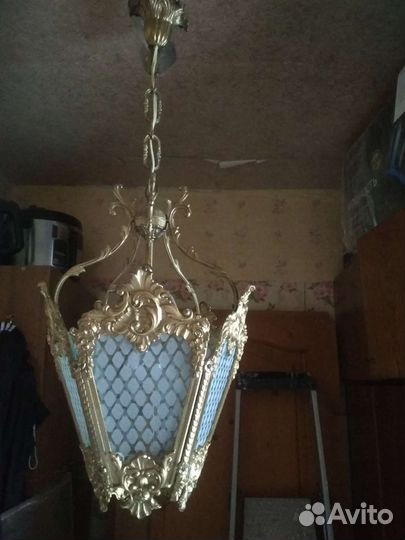 Винтажная люстра бронза