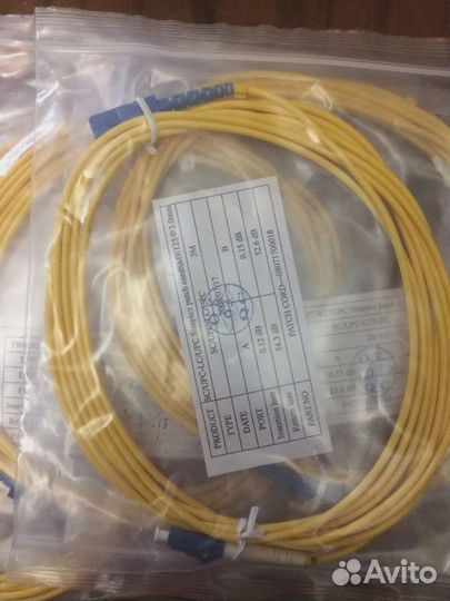 Пачкорды волс SC/UPC-LC/UPC-1m-duplex