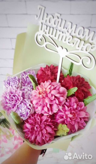 Съедобный букет из зефира