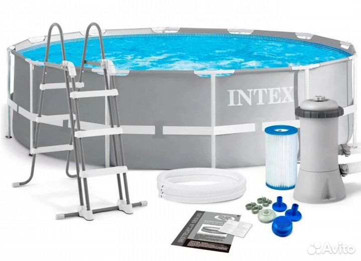 Каркасный бассейн intex (3.66x0.99), 8592л