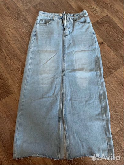 Юбка джинсовая