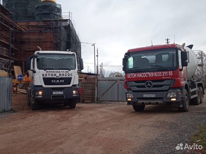 Бетон, раствор, бетонный насос