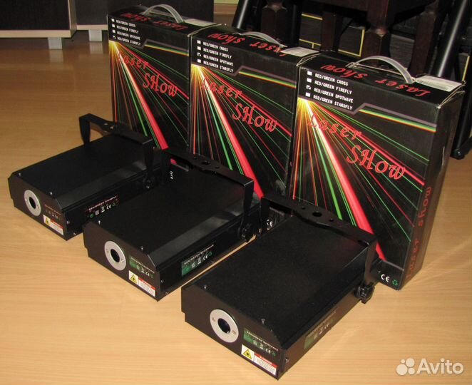 Лазер US N600 G40 R100 Pro светомузыка LED Mic DMX