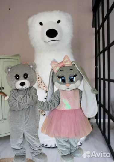 Белый мишка и Зайка