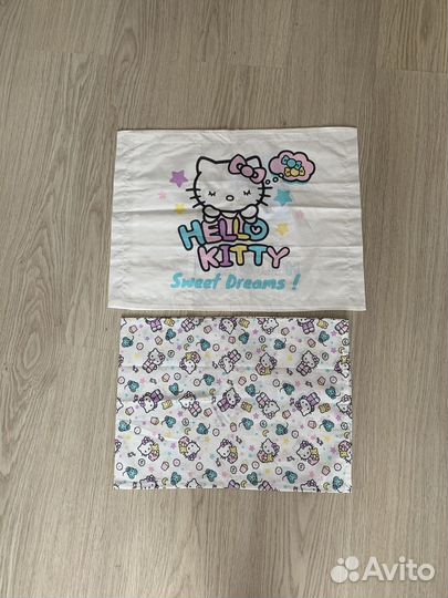 Новое детское постельное белье hello kitty