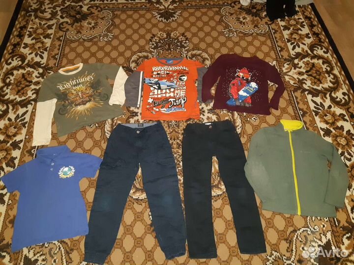 Вещи пакетом для мальчика 128