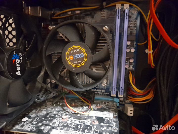 Материнская плата+оперативная память+процессор+кул