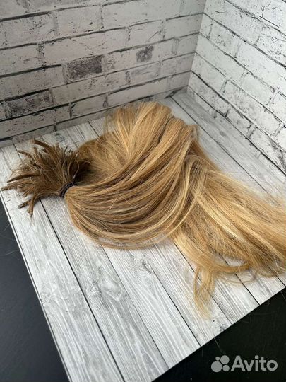 Волосы натуральные 50 см Премиум класса