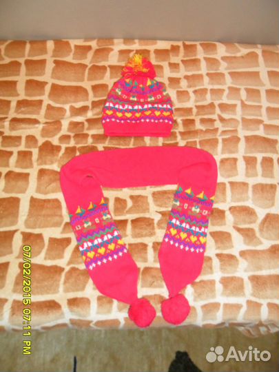 Шапочка И шарф(для девочки)