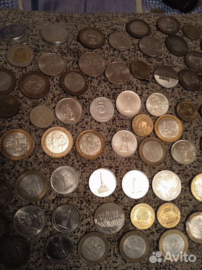 Коллекция монет,113 - шт + купюры