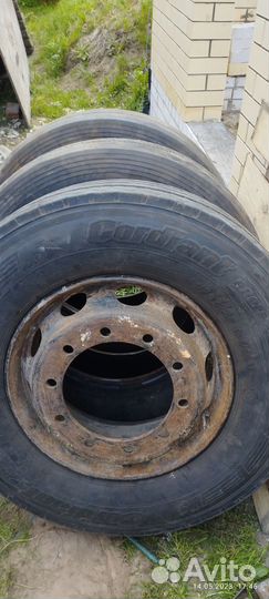 Грузовые диски и шины r22 5 бу