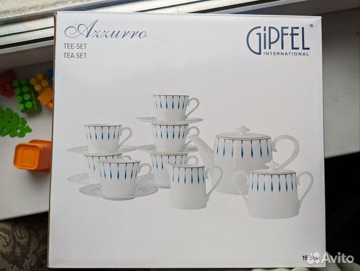 Gipfel azzurro чайный сервиз новый