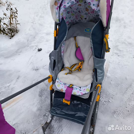 Коляска санки