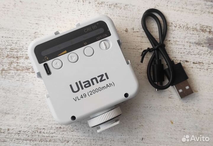 Накамерный свет Ulanzi VL49 экшн-камер, смартфона