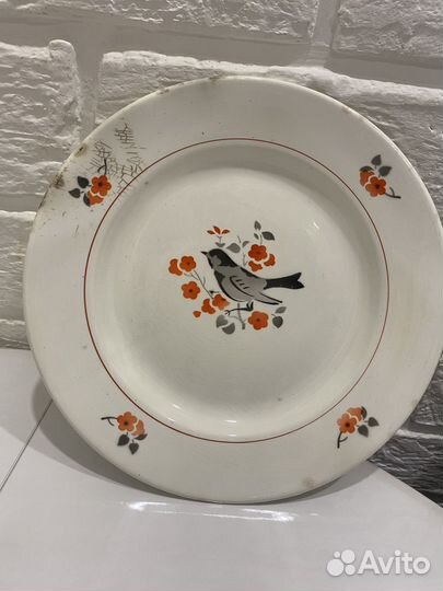 Тарелка зик конаково СССР