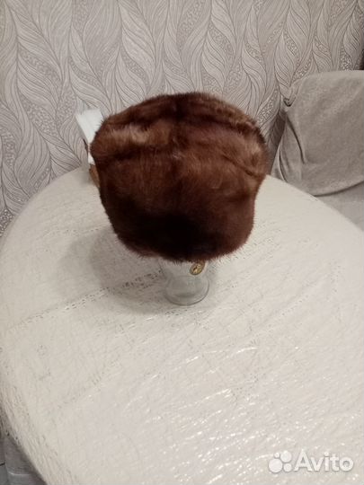 Норковая шапка мужская \обманка\