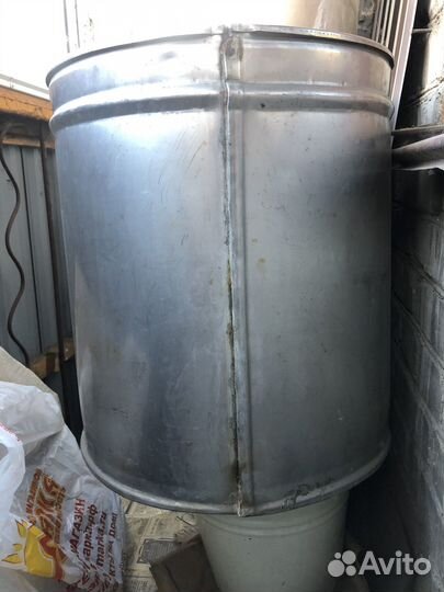 Бак Нержавейка Пищевая, цилиндр, 67л, б/у