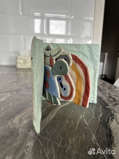 Мягкая книжка шуршалка для малыша