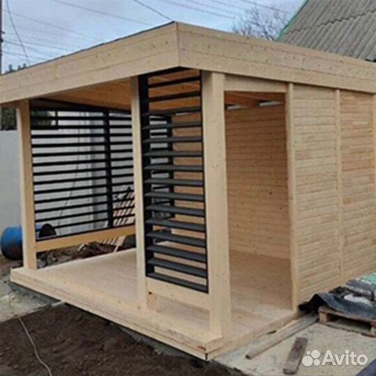 Беседка лофт Пергола