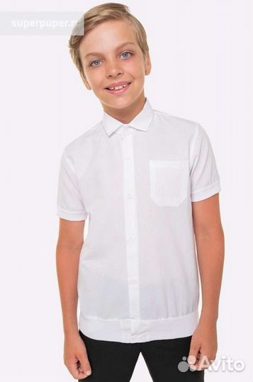 Рубашка для мальчика новая 158