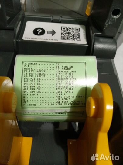 Термопринтер zebra ZD410 идеальное состояние