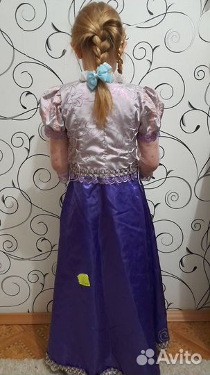 Новогодний костюм для девочки, новый, 128 размер