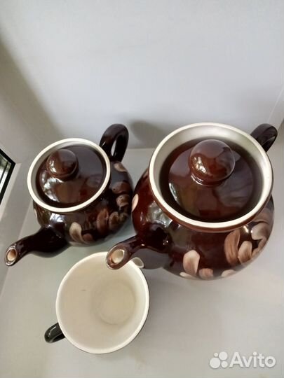 Чайник заварочный большой СССР, пиалы