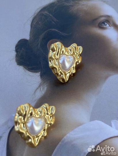 Серьги в стиле Ysl