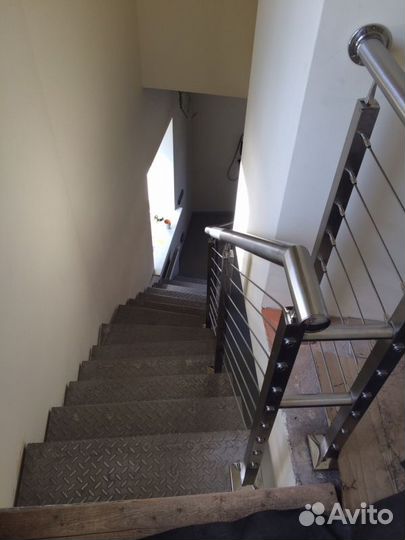 Перила из полированной нержавеющей стали aisi 304