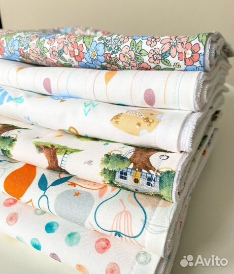 Непромокаемая пеленка 50*70см (хлопок/махра)