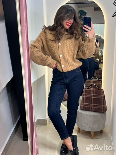 Джинсы Италия mom-fit