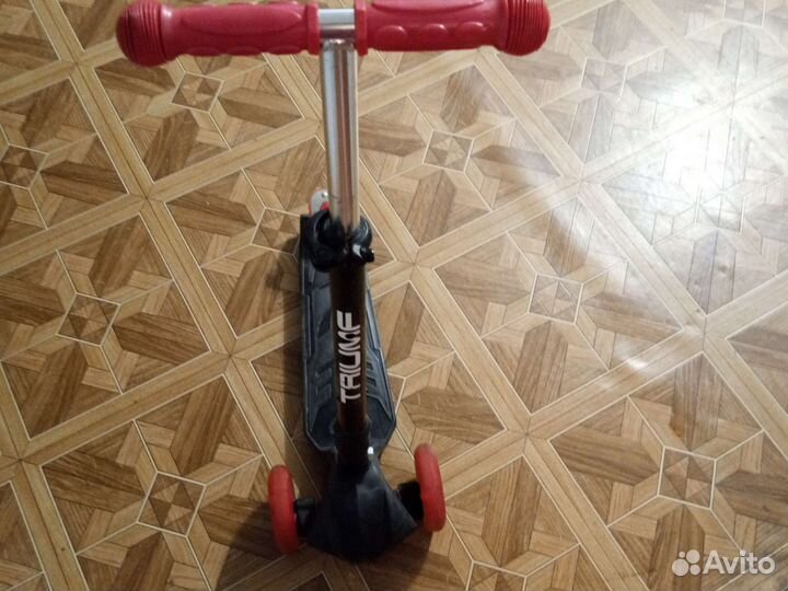 Самокат детский трехколесный бу