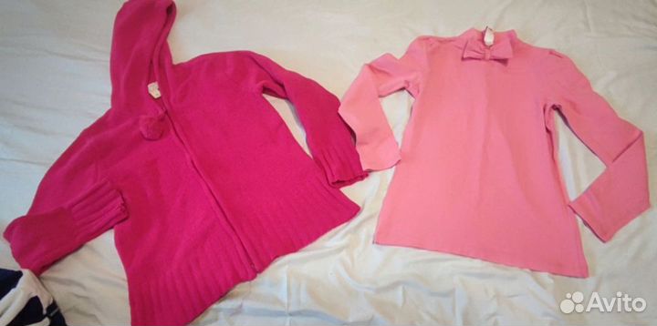 Пакет вещей для девочки 122/128-134