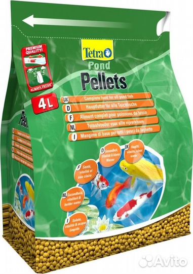 Корм для прудовых рыб Tetra Pond Pellets 4 л, шари