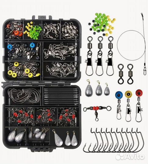 Набор для рыбака, комплект рыболовных снастей